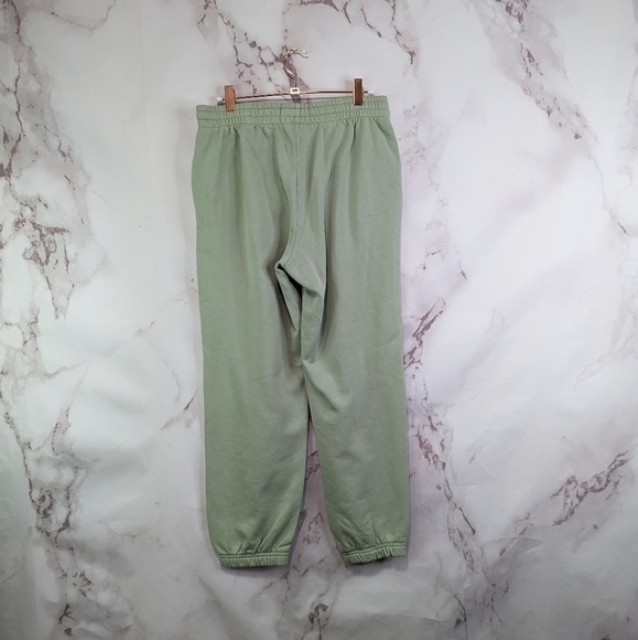 Everlane Sweatpants Large Light Green The Track Organic Cotton High Rise Jogger - Picture 8 of 12
